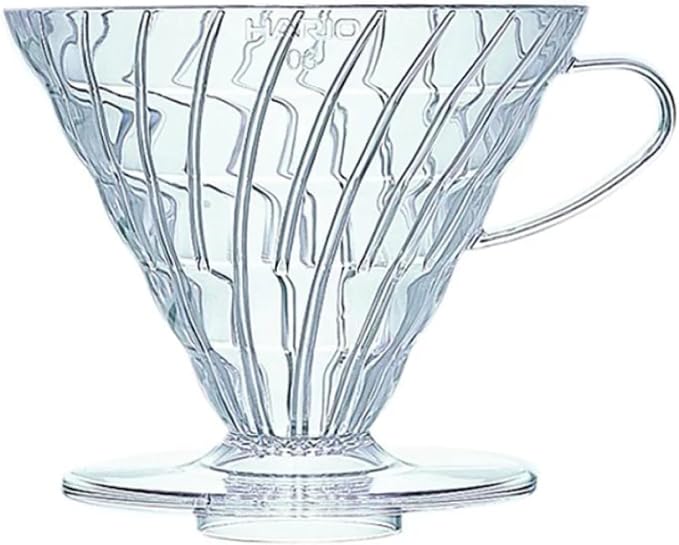 Hario V60 Plastic Coffee Dripper, Size 03, Clear