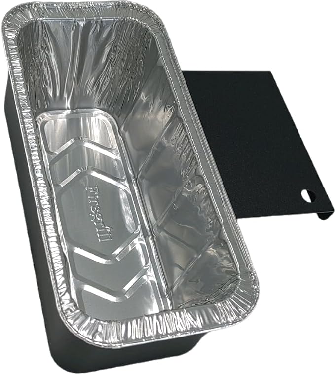 Firsgrill 1 Pack Professional Replacement Blackstone Griddle 17, 22, 28, 30 & 36 inches Grease Cup Foil Tray pan (Wide Hook)