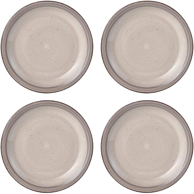 Pfaltzgraff Sadie 16-Piece Cream Dinnerware Set, Service for 4, Durable Stoneware Plates and Bowls with Classic Design, Microwave and Dishwasher Safe