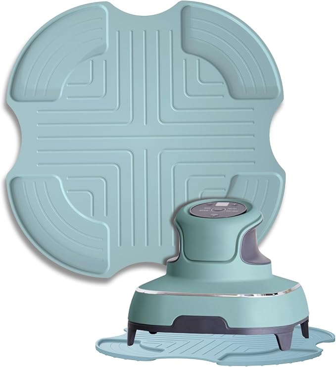 Palksky Air Fryer Trivets Silicone Compatible with Ninja Crispi, Hot Pads Potholders Compatible with Ninja Crispi Airfryer Accessories, Portable Glass Air Fryer Cooking System Holder (Light Green)