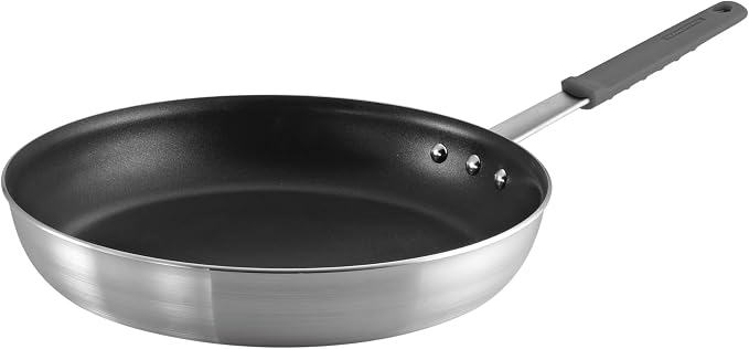 Tramontina Professional 14-Inch Non Stick Extra Large Frying Pan | Heavy-Gauge Aluminum Skillet with Reinforced Nonstick Coating, Gray Handle, Dishwasher and Oven Safe