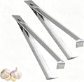 2 Pcs Garlic Peeler Skin Remover,Stainless Steel Peeling Clip,Garlic Tweezer Peeler Skin Remover Tool Precision Grip for Household, Kitchen Gadgets Garlic Tools