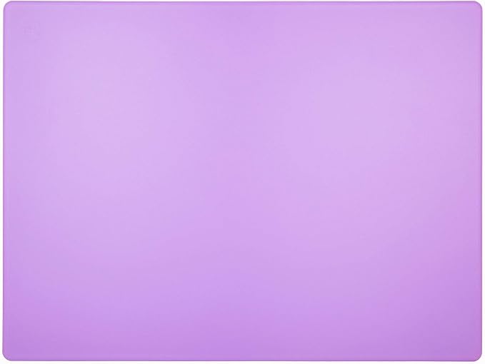 Commercial Purple Cutting Board for Allergens - 18 x 12 Inch Restaurant Approved 1/2" HDPP Plastic, Food Sensitivities and Allergies Color Coded