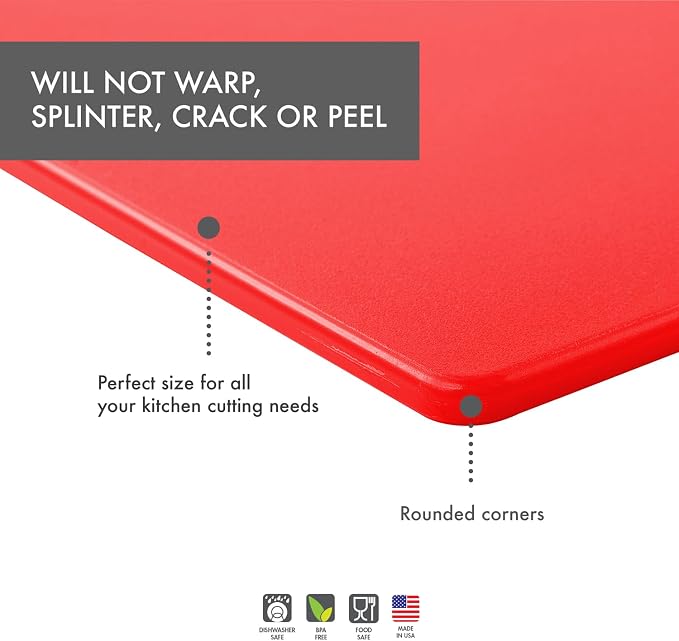 Made from high-density plastic that is conveniently sized at 11x14.5 inches