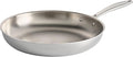 Tramontina Signature Tri-Ply Clad Stainless Steel 12-Inch Large Frying Pan | Induction-Ready Skillet, Dishwasher-Safe, NSF-Certified