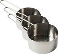 American Metalcraft MCW75 3/4 Stainless Steel Measuring Cup, 3/4-Cup, Silver (Pack of 3)