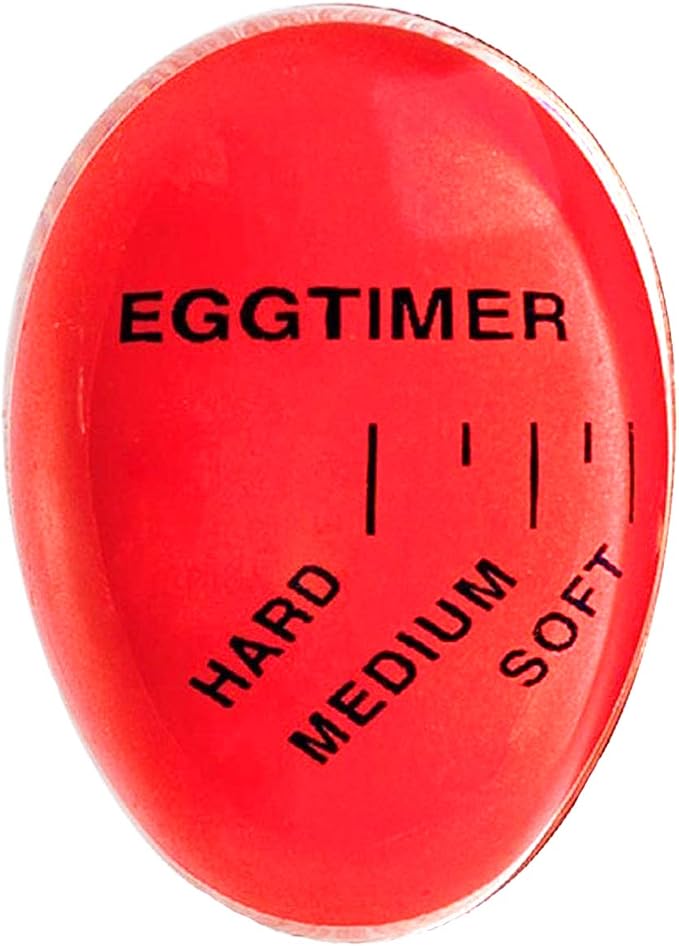 Lasubst Egg Timer for Boiling Eggs that Changes Color When Done, Classic