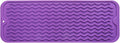 MicoYang Silicone Dish Drying Mat for Multiple Usage,Easy clean,Eco-friendly,Heat-resistant Silicone Mat for Kitchen Counter,Sink,Bar,Bottle,or Cup Purple M 17 inches x 6 inches