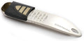 KitchenArt Professional Series Tablespoon, Champagne Satin Measuring Spoon, Adjustable from 1/2 Teaspoon to 1 Tablespoon, White & Black | Adjustable from 1/2 Teaspoon to 1 Tablespoon | Baking & Cooking Gadget | Easy To Read Increments | Adjustable Tabl...