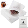 200 Pcs Disposable Tea Bags for Loose Leaf Tea, Empty Tea Bags for Loose Tea with Drawstring, Natural Tea Filter Bags