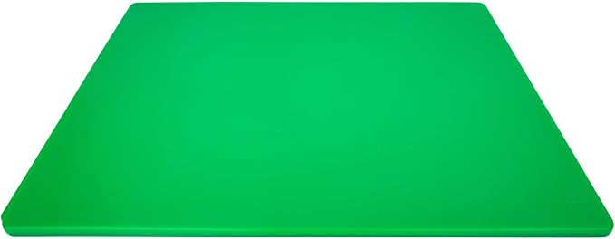 Thirteen Chefs Extra Large 24 x 18 Black Cutting Board - 1/2" Thick HDPE Plastic for Restaurants and Professional Kitchens