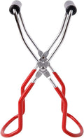 Canning Jar Lifter Tongs, Canning Supplies | Stainless Steel Jar Lifter with Grip Handle for Home Kitchen, Red