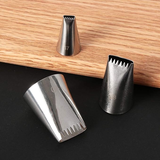 Symphony Wire Tips, Stainless Steel Icing Piping Nozzles For Pastry Fondant Tools (D)