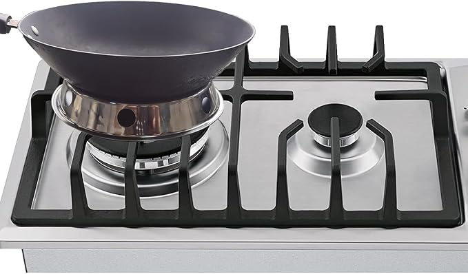 Universal Wok Ring Stand - Sturdy Stainless Steel Support for Woks, Fits Most Home Kitchens & Restaurants, Top Diameter: 7.7 in/Bottom Diameter: 9.8 in 1-Pack