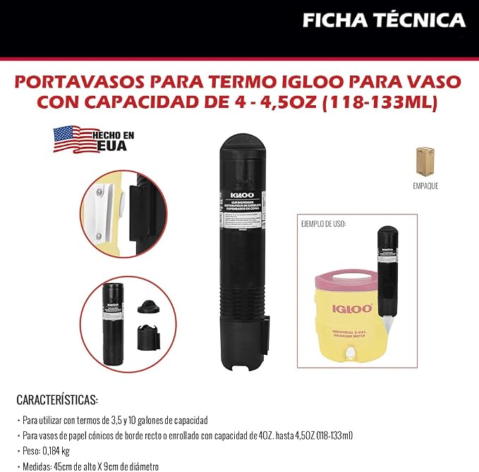 Igloo Cooler Accessories, Cup Dispenser,