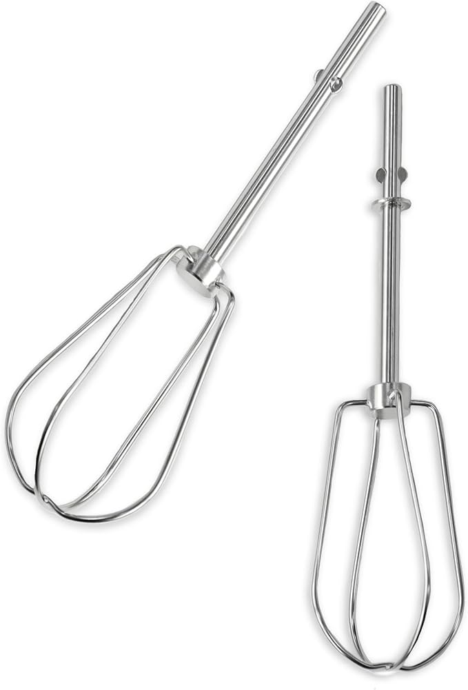 Hand Mixer Beater for KitchenAid 2 Pack | replacement beaters Compatible with W10490648, KHM2B, AP5644233, PS4082859 Parts