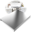 Stainless Steel Gas Stove Top Cover, Multi-functional Noodle Board, Cooktop Cover for Expanding Kitchen Space, Robust and Durable, 30"Wx 22"Dx2.67"H, Silver