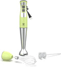 UTALENT 3-in-1 Immersion Hand Blender - Puree Food, Smoothies and Soups | 8-speed handheld blender, Pure Copper Winding Motor, 5.2 feet power cord, 4-point Ice crush SS blade, Egg whisk, Milk frother