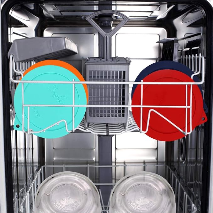 SOPHICO 7Cup Round Silicone Lid Replacement for Pyrex&AnchorHocking 7402-PC | Food Grade Silicone, Leakproof、Airtight Lids, Dishwasher Microwave Safe