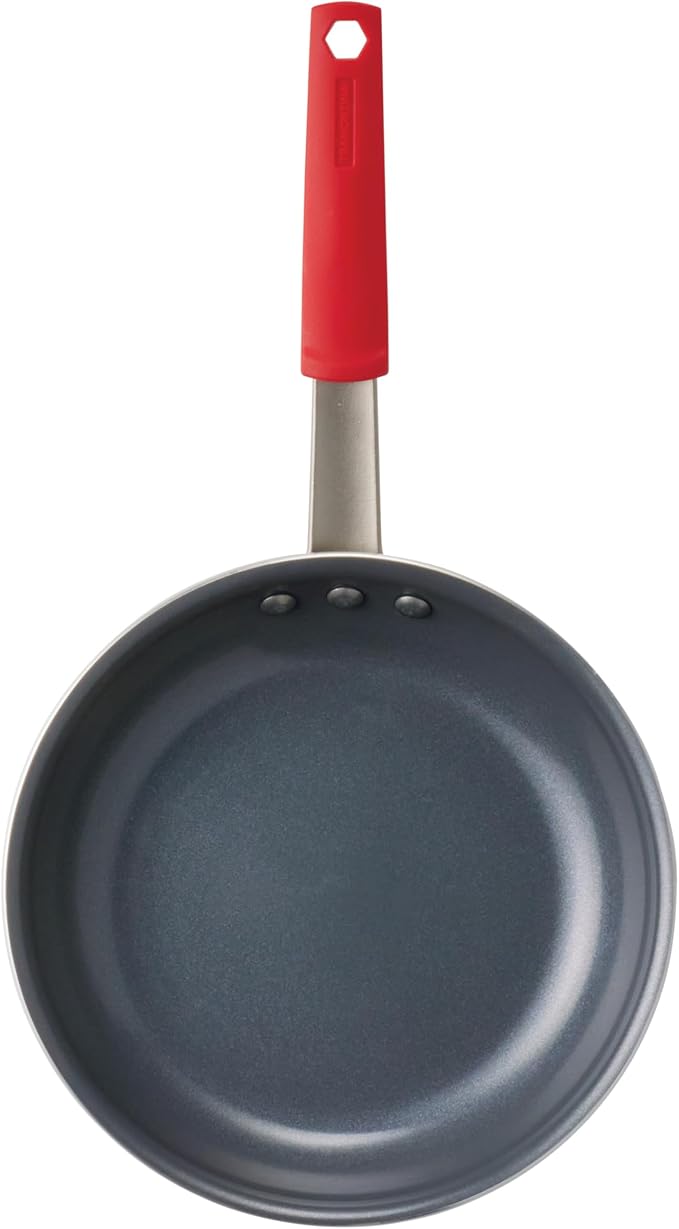 Tramontina Professional 10-Inch Ceramic Non Stick Frying Pan | Heavy-Gauge Aluminum Skillet with Ceramic Nonstick Coating, Dishwasher and Oven Safe, Gray, Made in Brazil