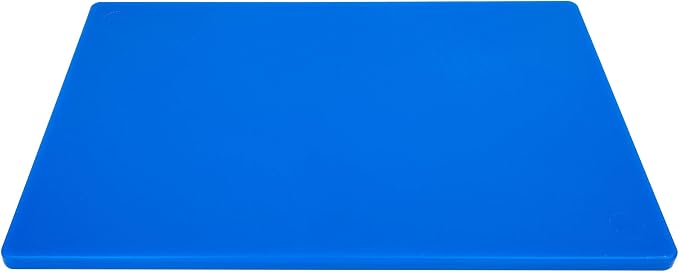 Thirteen Chefs Large 18 x 12 Blue Cutting Board - 1/2" Thick HDPE Plastic for Fish and Seafood, Professional Restaurant Quality Poly with NSF Stamp