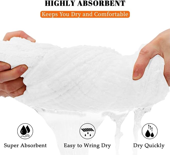 4 Pack Bath Towels Set 35 x 70in Extra Large, Ultra Soft Microfiber | Luxury Thick High Absorbent and Quick Dry Bath Sheet for Bathroom, Beach, Yoga, Sport,SPA, Fitness, White