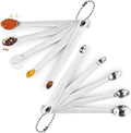 Mini Measuring Spoons Set 10pcs, Drop, Smidgen, Pinch, Dash, Tad | Tiny Measuring Spoons for Cooking Baking, 1/4 tsp, 1/8 tsp, 1/16 tsp, 1/32 tsp, 1/64 tsp, Metal Teaspoon, For Powders Spices