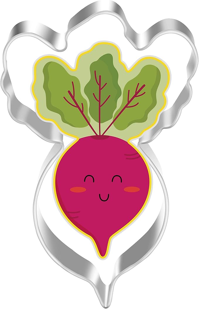MrCookie Vegetable Shaped Cookie Cutters Set,Stainless Steel