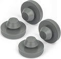 4 Pcs Rack Replacement Cooler Feet, Non-Slip Rubber Feet for Most 20qt 45qt 65qt 110qt 145qt Coolers, Compatible with Yeti Coolers, Prevent Sliding, Gray