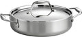 Tramontina Signature Tri-Ply Clad Stainless Steel 3-Quart Braiser Pan | Induction-Ready, Dishwasher-Safe, NSF-Certified, Made in Brazil
