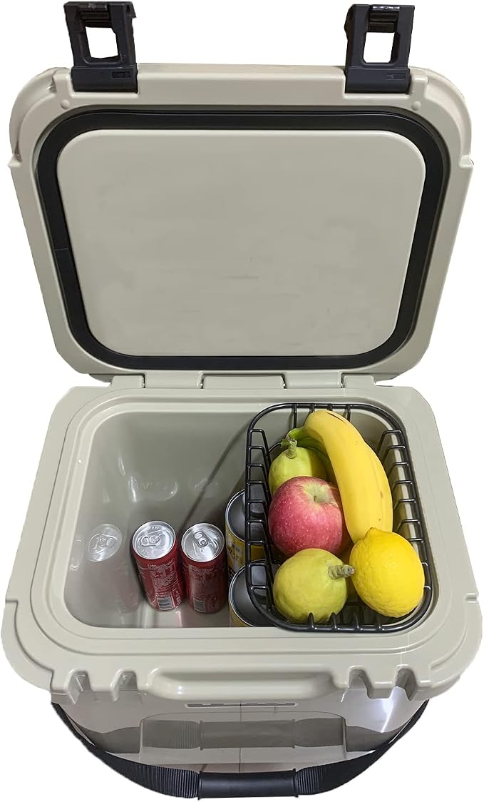Cooler Basket Compatible with YETI Roadie 24 and Yeti Roadie 32, Dry Goods Wire Cooler Rack Storage Will Keep Smaller Items Dry and Stay Goods High for Roadie 24,32 Ice Chest Good to Hold Fruit, etc.
