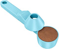Coffee Scoop & Funnel for Reusable K Cup Refillable Coffee Pods,2 Tablespoon Coffee Scoop for Ground Coffee (1, Blue)