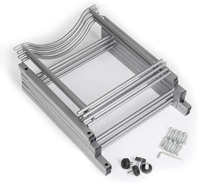 LIANTRAL Water Cooler Jug Rack, 5 Gallon Water Jug Holder Water Bottle Storage Rack, 5 gallon water bottle holder, water jug holder, 4 Tiers, Silver | 4-Tier Silver,Heavy-Duty Steel,Rustproof,Easy Assembly,Floor Protection,Save Space, Detachable,Perfec...
