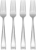 Oneida Moda Dinner Forks Silverware Set for 4, Flatware | mirror finish, dishwasher safe | cutlery set for kitchen and dining, utensil set, heavy duty, kitchen essentials