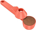 Coffee Scoop & Funnel for Reusable K Cup Refillable Coffee Pods,2 Tablespoon Coffee Scoop for Ground Coffee (1, Orange)