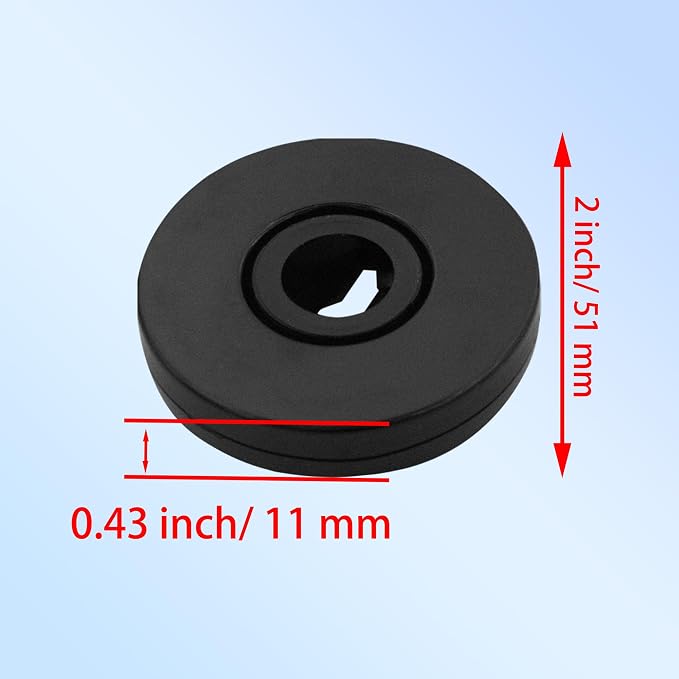 4Pcs Black Acrylic Lazy Susan 2 Inch Turntable Organizer Bearings | Mini Lazy Susan, Small Lazy Susan Turntable, 360° Rotating Swivel Plate for Spice Rack, Cosmetic, Cake, Pantry, DIY Display