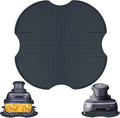 Silicone Heat Resistant Trivet Pad for Ninja Crispi Air Fryer | Non-Slip Mat for Countertops, Easy-Clean, Compatible with Ninja Air FN101GY/FN101SG/FN101ST (Dark Gray)