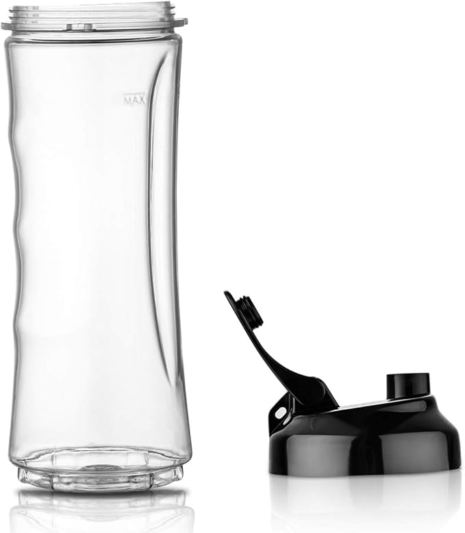 La Reveuse 300W Personal Size Blender (Black) + 18oz Replacement Bottle