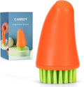 Fruit and Vegetable Cleaning Brush with Ergonomic Handle | Fun and Functional, Food Safe, Effective Cleaning, Veggie Potato Scrubber Brush