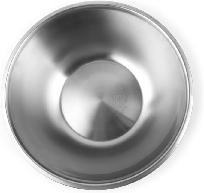 Fox Run Stainless Steel Mixing Bowl, 10.75 Quart Capacity Large Metal Bowl | Prep, Mix & Serve | Large 10.75 Quart Capacity | Durable Stainless Steel | Dishwasher Safe | Smudge & Scratch Resistant Bowl