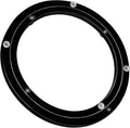 6 Inch Lazy Susan Bearing Base - Aluminum Heavy Duty Lazy Susan Turntable Mechanism Kit for Smooth Rotation, Universal Hardware for DIY Furniture, Cabinets and Craft (Base Only, Black)