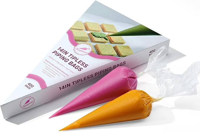 Disposable Piping Bags 14inch, 400 count