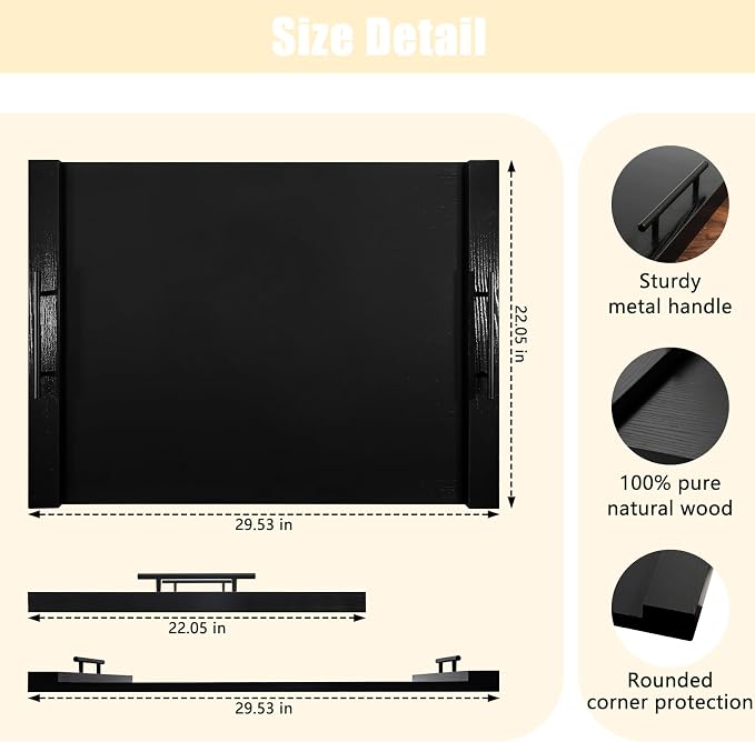 Noodle Board Stove Top Cover 30x22 Inch Wooden Cover with Handles | Creates extra countertop space with multi-layer wood construction and handles. Fits gas and electric ranges.