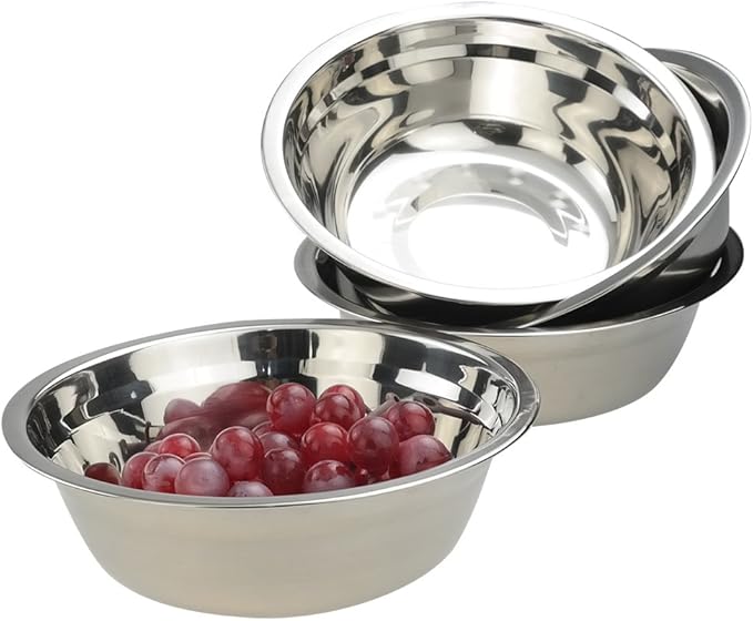 Mixing Bowl Set, Stainless Steel Bowls Set, Set of 4