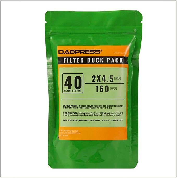 [ 40 Pack ] 2x4.5 Inch 160 Micron Tea Filter Bags