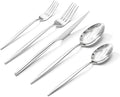 18/10 Silverware Set for 6, 30 Piece Stainless Steel Flatware Cutlery Set | KINGSTONE Mirror Polished Forks Knives Spoons Utensils, Tableware for Home Kitchen Restaurant Wedding, Dishwasher Safe