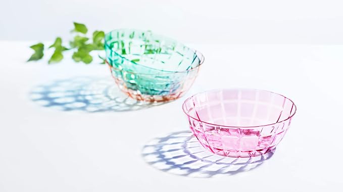 SCANDINOVIA - 13oz Unbreakable Premium Bowls Set Of 6 - Made in Japan - Super Grade Acrylic Plastic - Perfect for Gifts - Dishwasher Safe - Serving Ice Cream Candy Cereal Cereal Popcorn Salad Reusable | 400 ml — sized for ice cream, snacks, fruit & app...