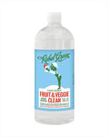 Rebel Green Fruit & Veggie Clean, Plant-Derived Produce Cleaner, Refill | Natural Fruit & Vegetable Wash, No Aftertaste, Dirt & Grime Removal, Made with Organic Extracts of Citrus, 32 fl oz, 1 Pack