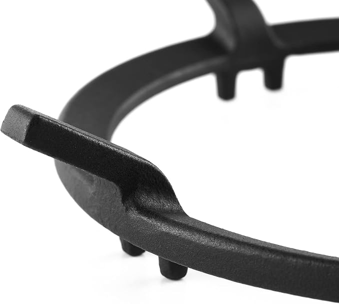 Charbrofire Wok Ring, Wok Support Ring Gas Stove Parts Compatible with GE Stove Cast Iron Burner Grate Stand W10216179 Whirlpool Kitchenaid Samsung Bosch Jenn Air Kitchen 7 Inch Stove Accessories