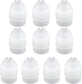 10 Pack Piping Bag Couplers for Icing Nozzles, Large Couplers for Piping Bags, Transparent - Large Sized